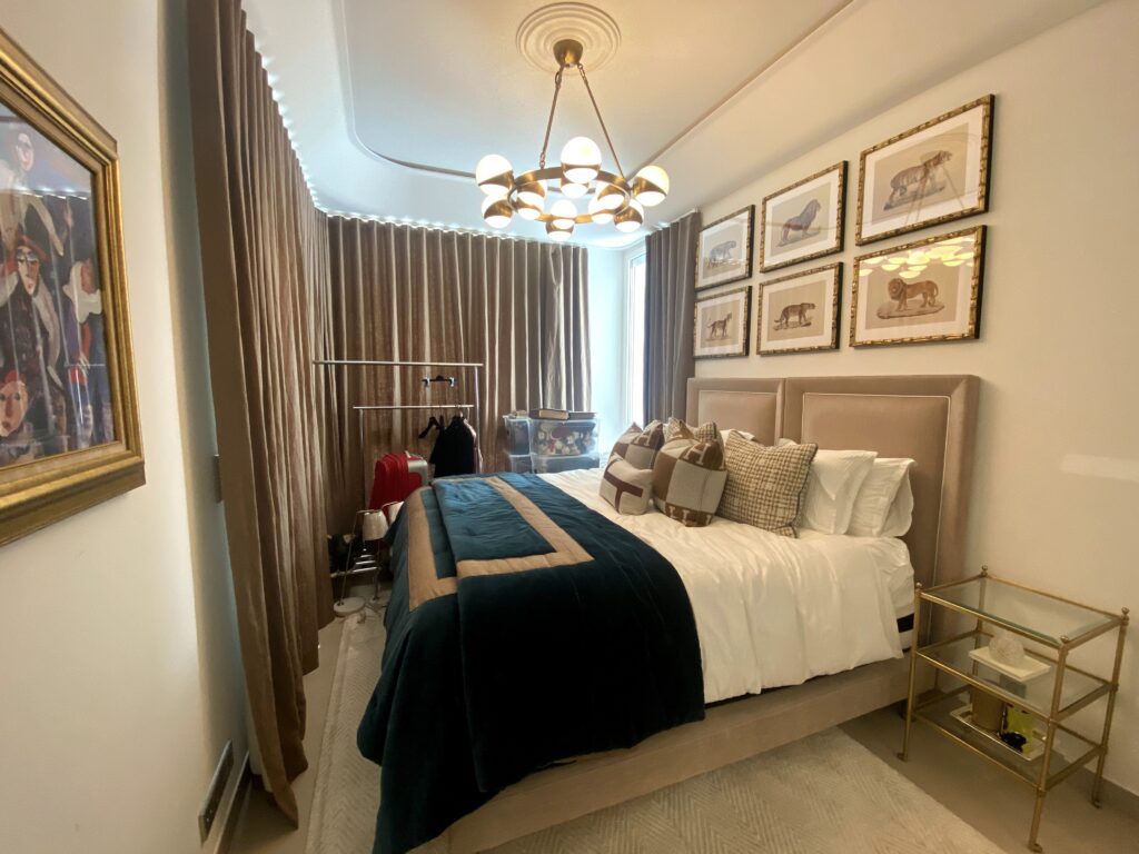 Bedroom in a rental apartment in Le Stella