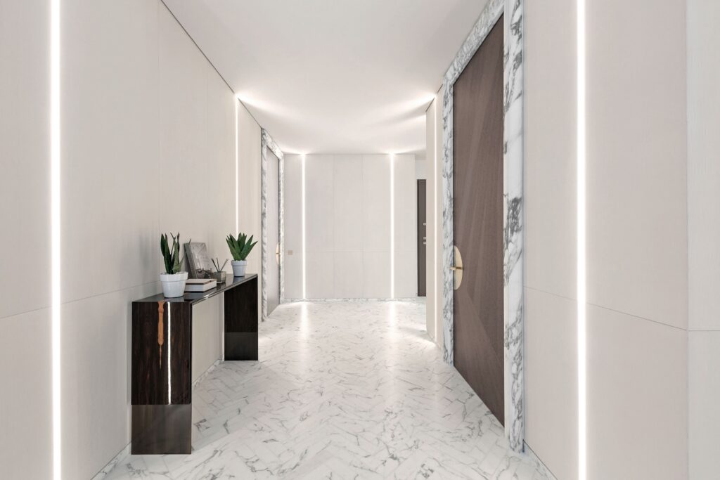 One Monte-Carlo marble hallway