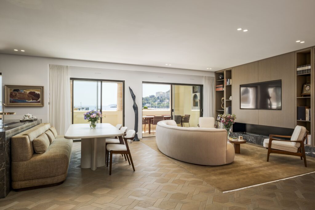 the living area of a 3-bedroom apartment in Seaside PlazaSeaside Plaza