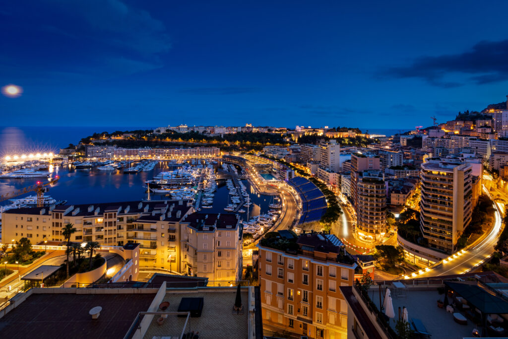 View from Rose de France Monaco