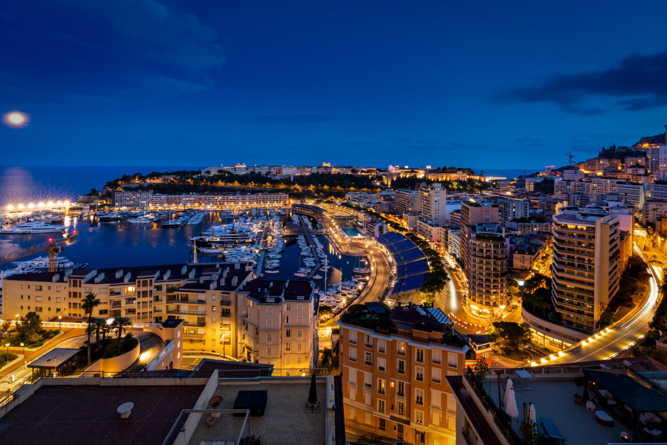 View from Rose de France Monaco