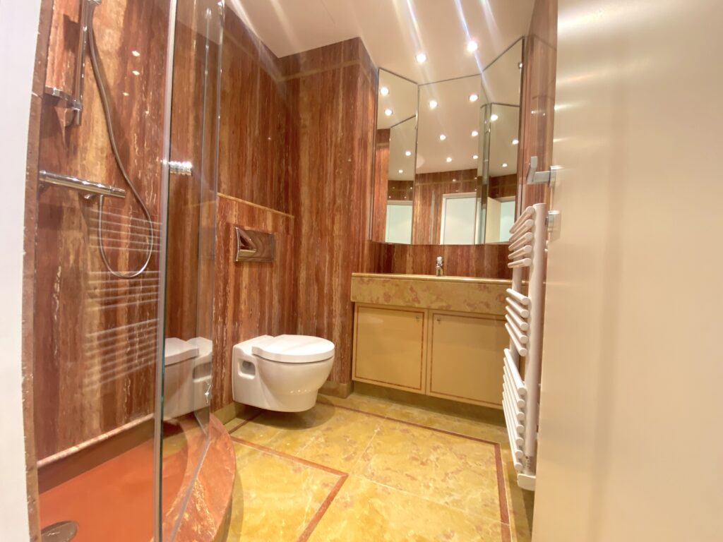 Toilet of the 3-bedroom rental apartment in Park Palace