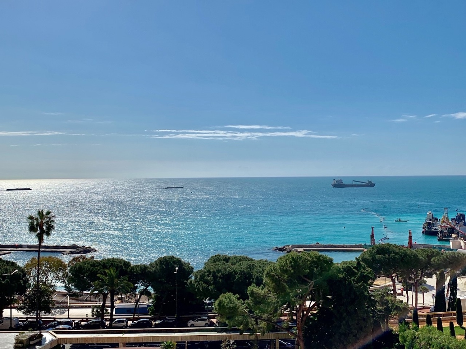 Sea view from Casabella Monaco overlooking the Mediterranean