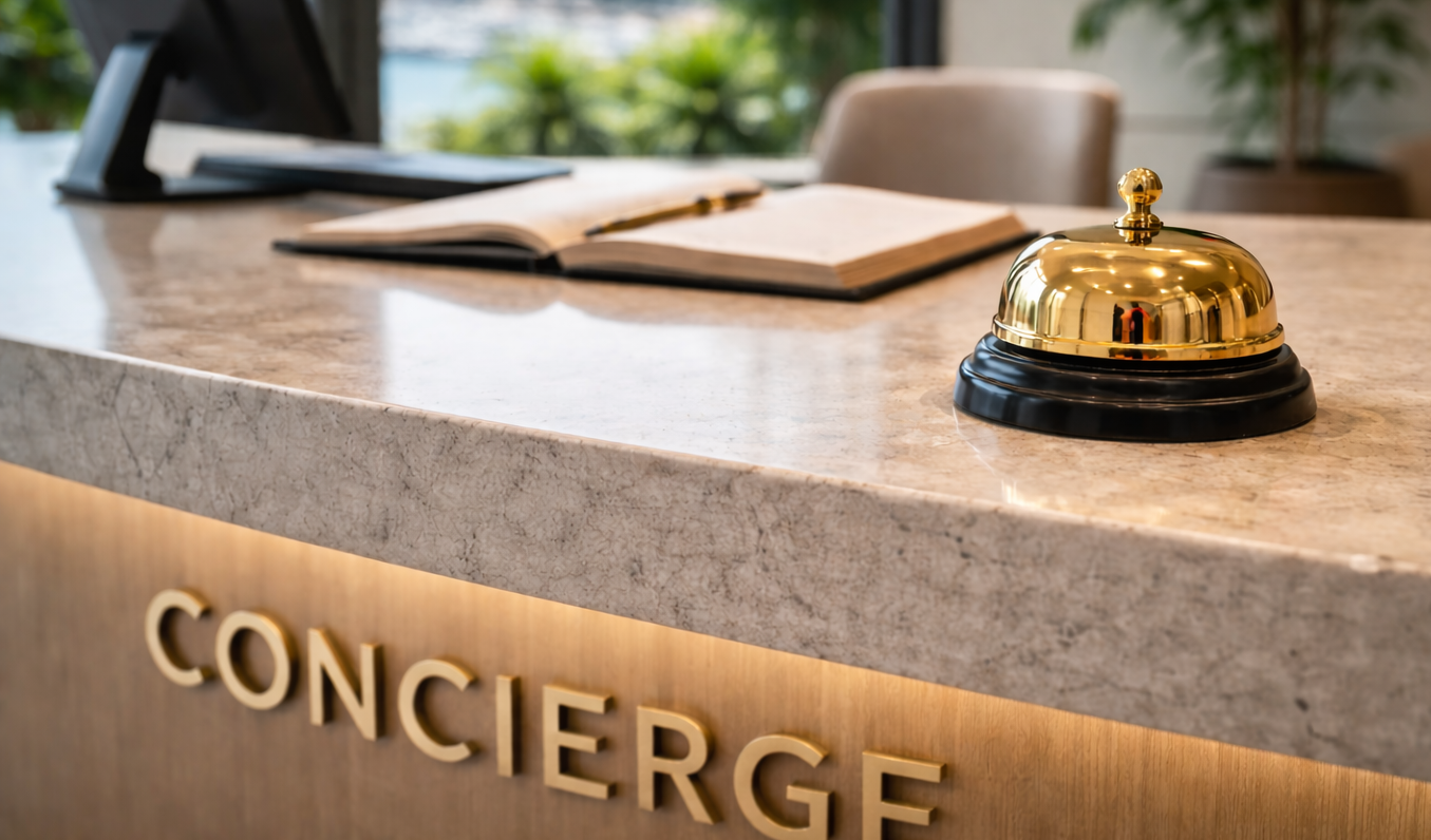 Photo of a Concierge desk