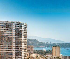 Château Périgord II residential tower overlooking the Mediterranean in La Rousse Monaco