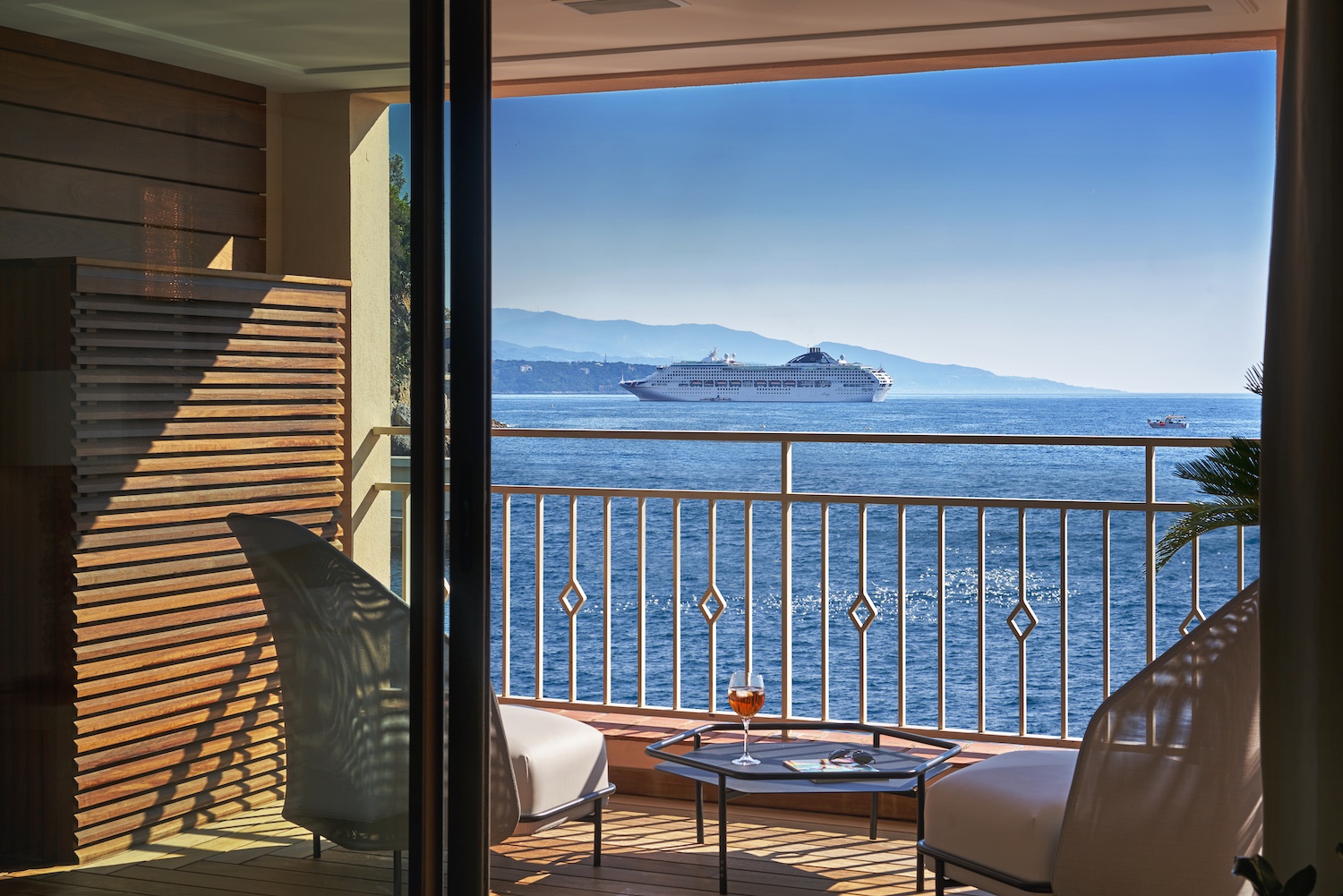 Sea view from Eden Star Monaco overlooking the Mediterranean