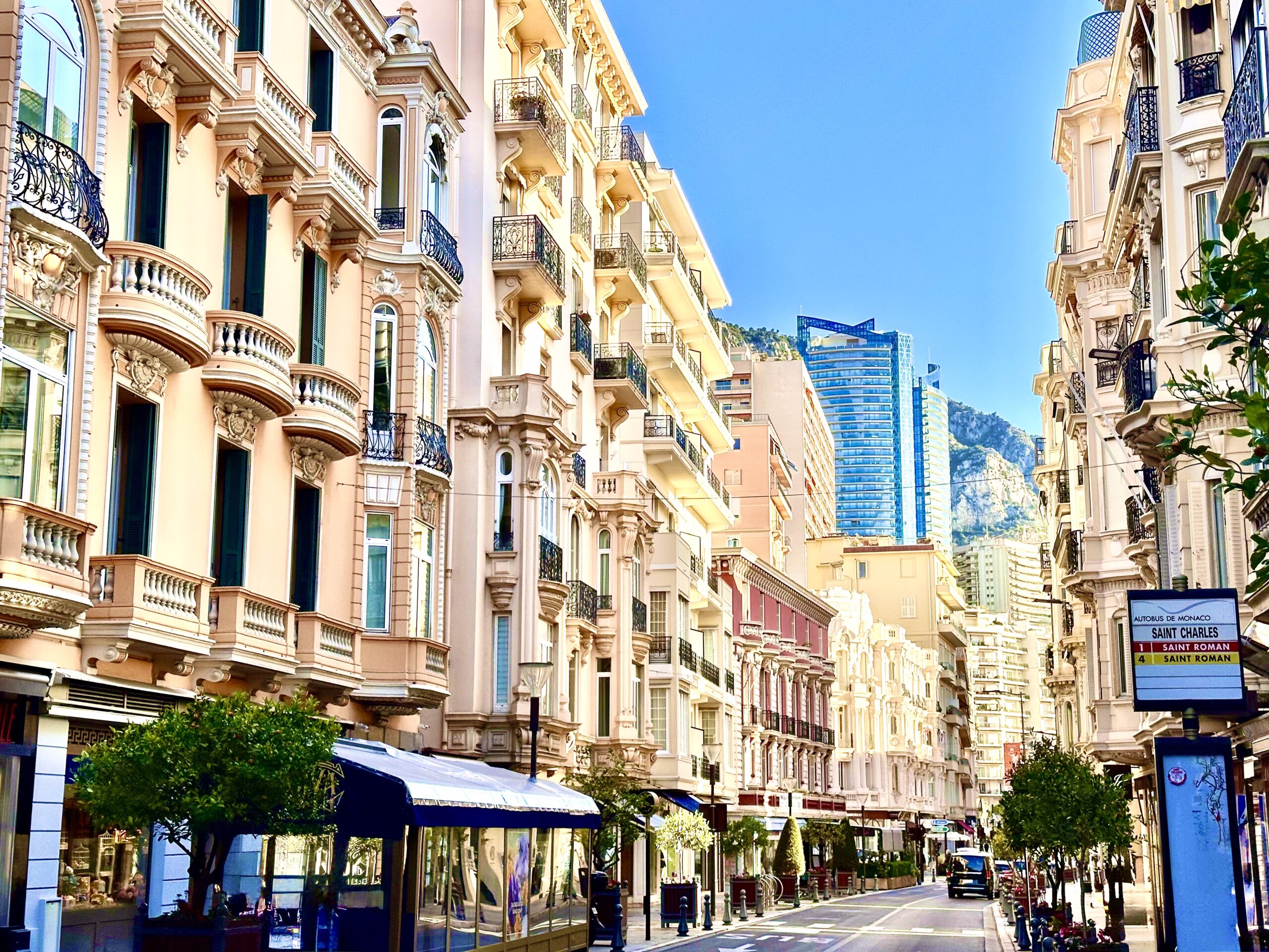 Boulevard des Moulins on a sunny day