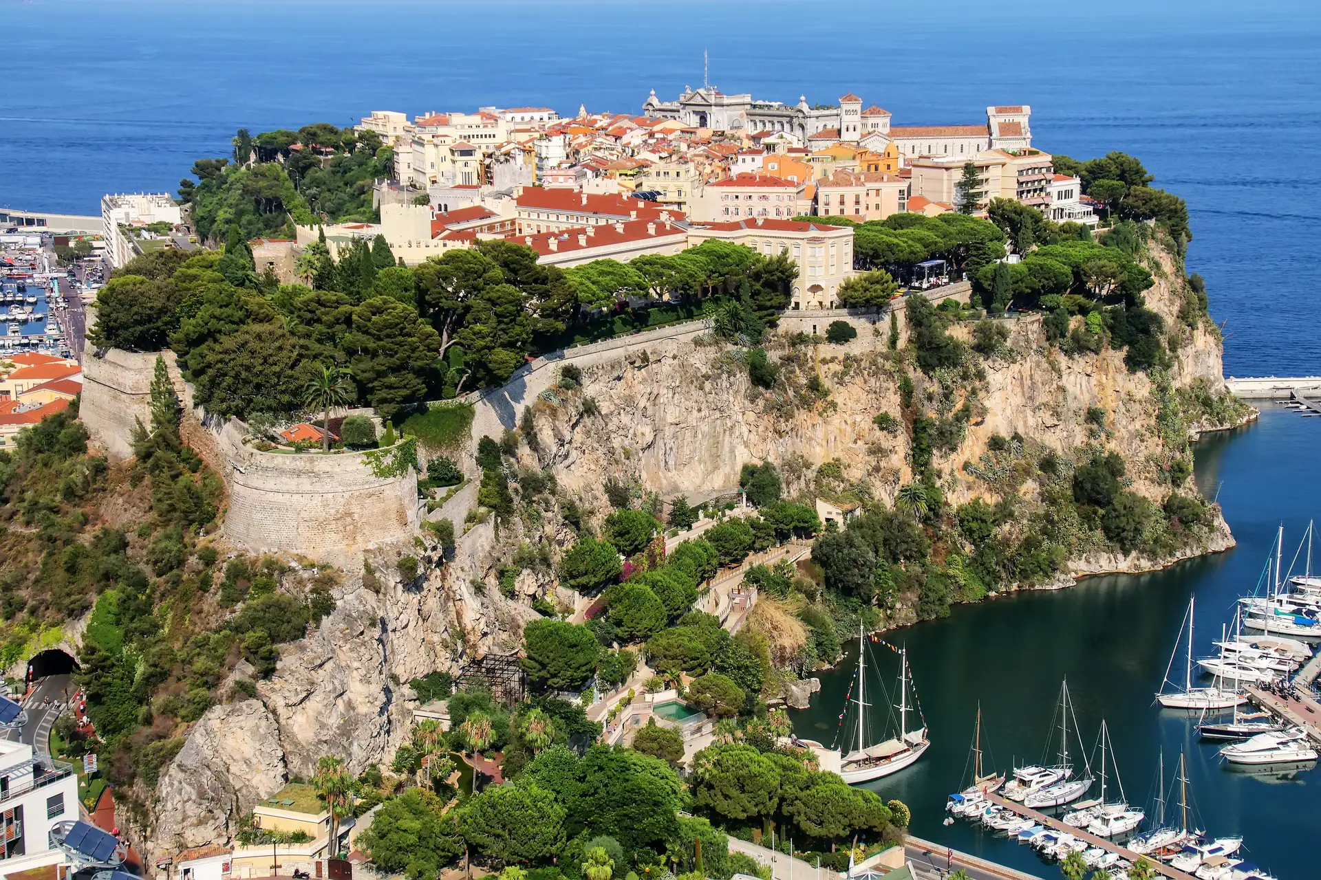 Monaco-Ville on the Rock