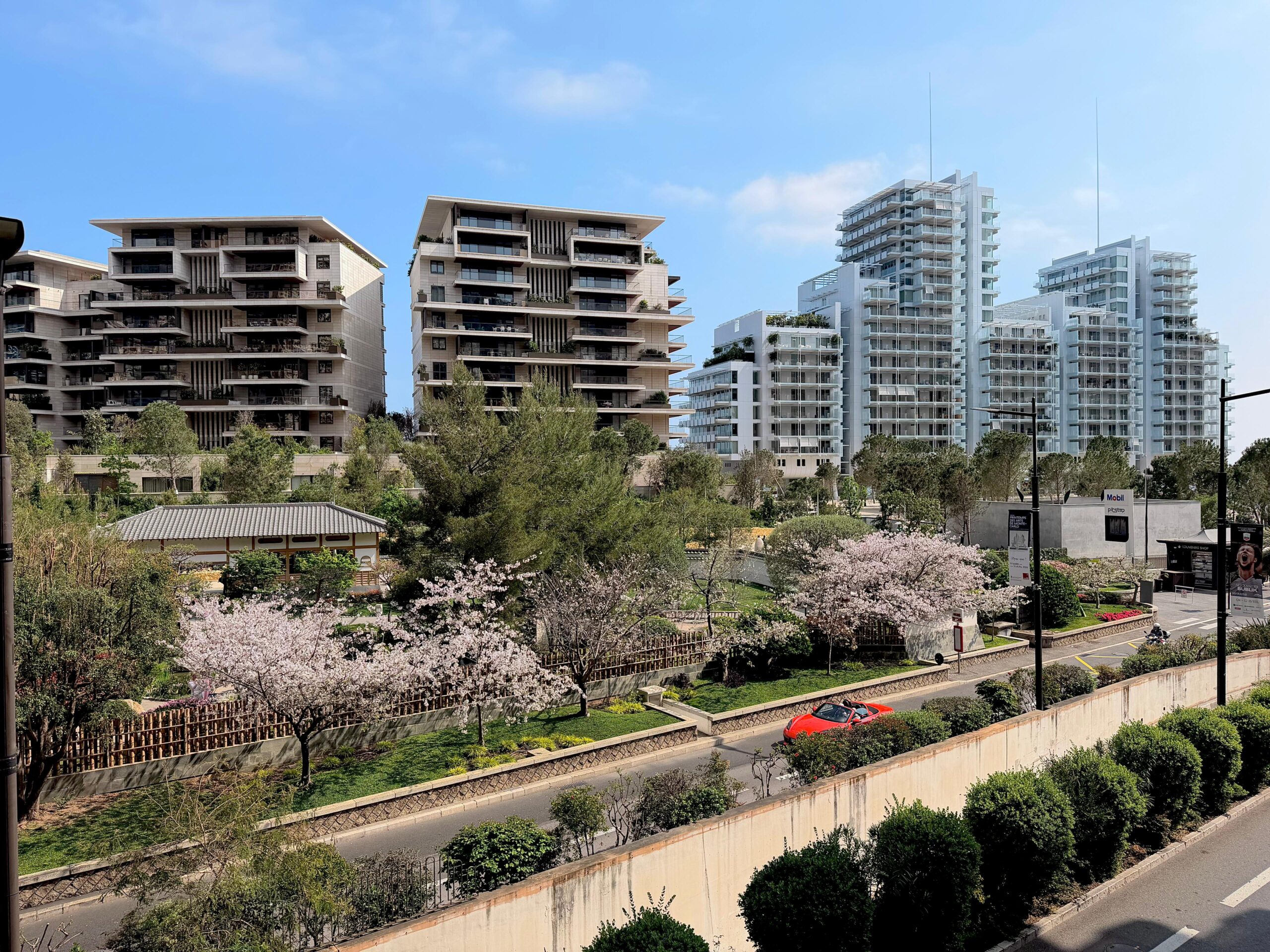 Picture of LEs Jardins d'Eau and Le Renzo buildings in Mareterra, Portier Cove, Monaco