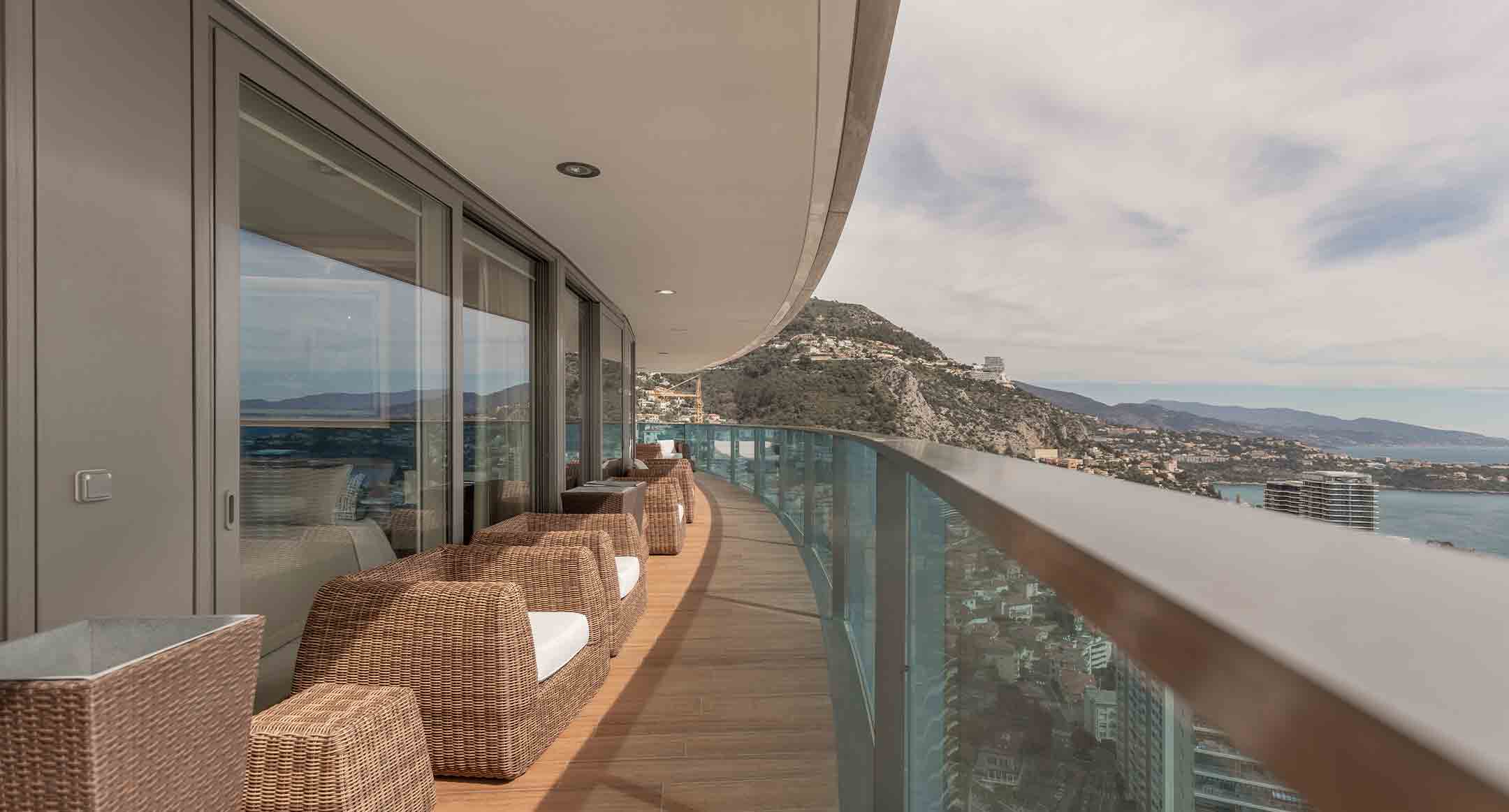 View from the Balcony in Tour Odeon