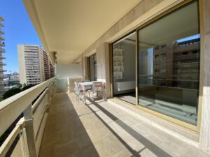 Balcony in Chateau Amiral 1-bed apartment
