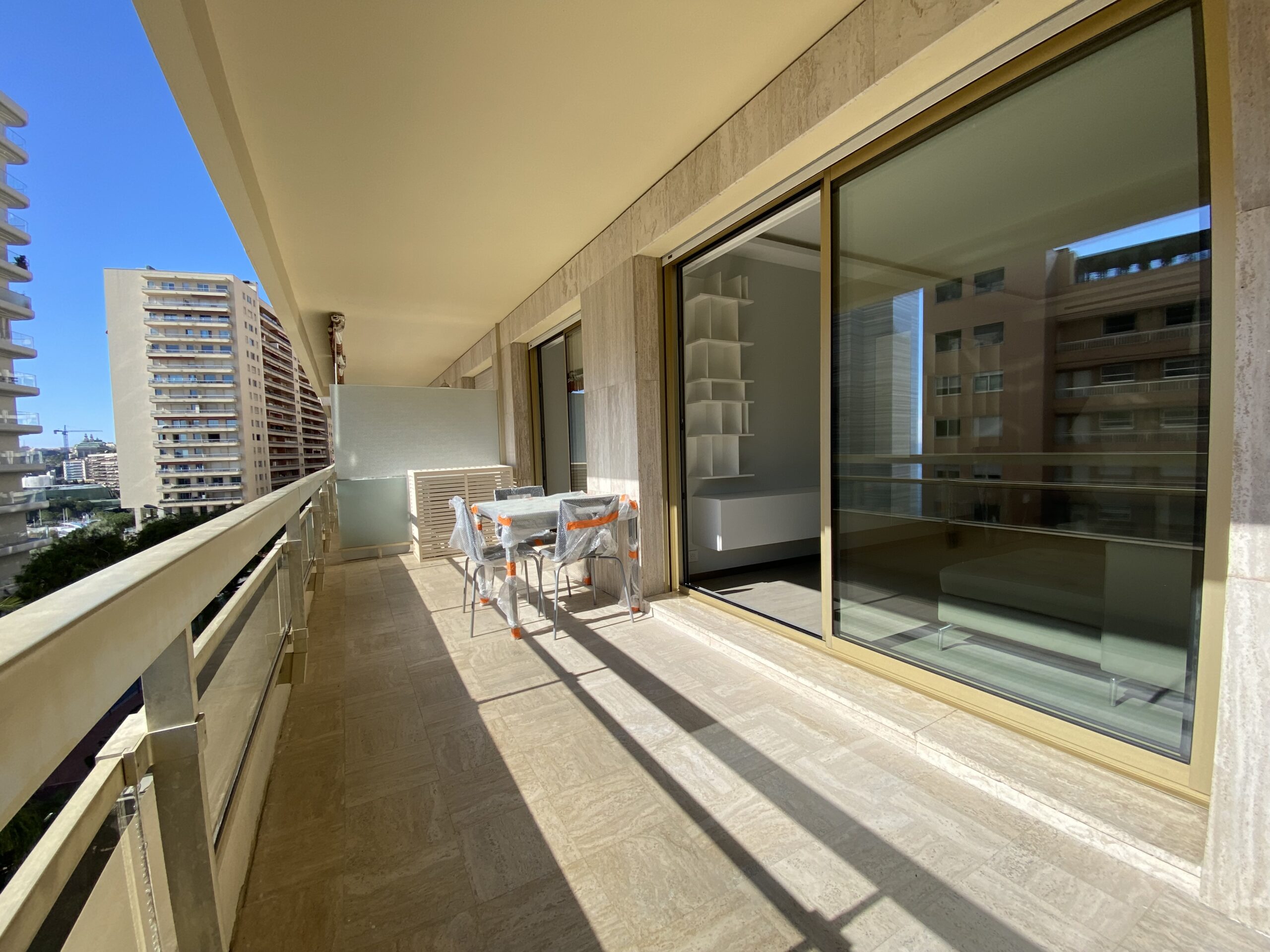Balcony in Chateau Amiral 1-bed apartment