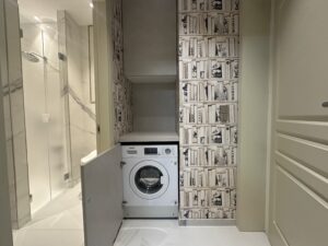 Washing machine in a studio in Villa Palazzino